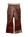 【中古】UNITED TOKYO◆フェイクレザー/ブーツカット/1/フェイクレザー/BRW/507441004【レディースウェア】