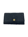 【中古】LOUIS VUITTON◆ミュルティクレ6_モノグラム・アンプラント_BLK/牛革/BLK/レディース【服飾雑貨他】