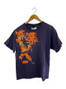 【中古】00s/NARUTO疾風伝/NARUTO/Tシャツ/L/コットン/ネイビー【メンズウェア】