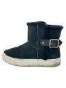 【中古】UGG australia◆AIKA SUEADE/アイカスウェード/ブーツ/24cm/BLK/スウェード【シューズ】