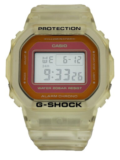 【中古】CASIO◆クォーツ腕時計/デジタル/ラバー/ORN/DW-5600LS//【服飾雑貨他】 【中古】CASIO◆クォーツ腕時計/デジタル/ラバー/ORN/DW-5600LS//【服飾雑貨他】