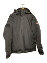 DANTON◆DOWN ARMY HOODED JACKET/M/ポリエステル/ブラック/DT-A0030 LAS