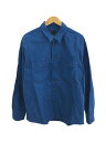 【中古】visvim◆ICT LUMBER SHIRT L/S/長袖シャツ/4/コットン/BLU/0221905011011【メンズウェア】