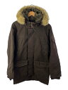 【中古】Timberland◆コート/S/コットン/BRW/無地【メンズウェア】