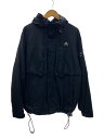 【中古】NIKE ACG◆マウンテンパーカ/L/ナイロン/BLK/無地//【メンズウェア】