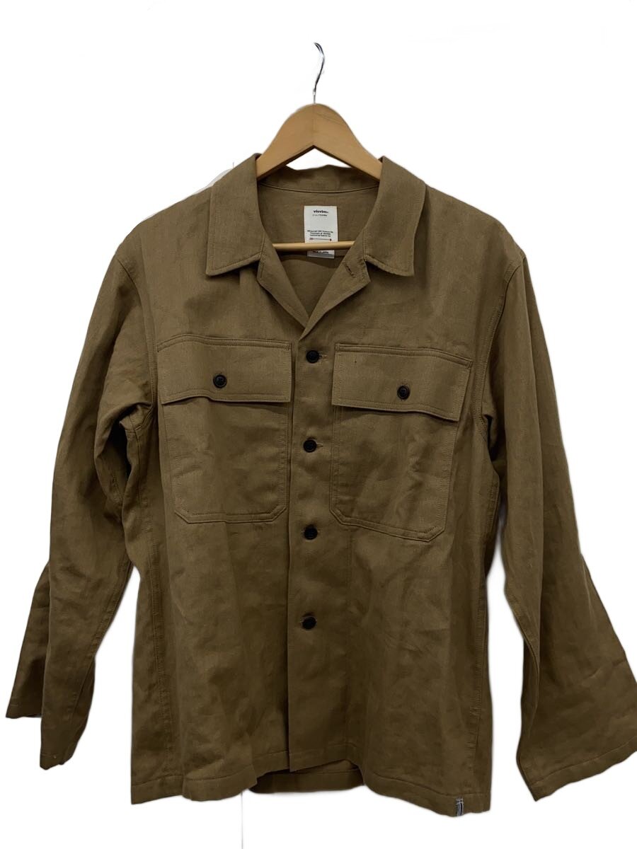 Rakuten - 【中古】visvim◆ジャケット/3/リネン/KHK/無地/0122105011010【メンズウェア】