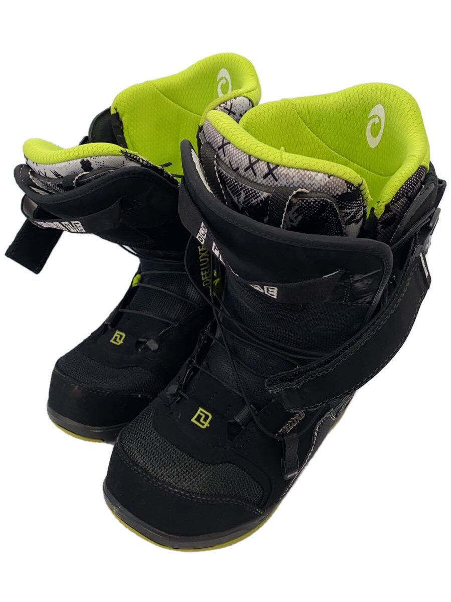 【中古】DEELUXE◆スノーボードブーツ/25.5cm/クイックレーシング/BLK/ID【スポーツ】