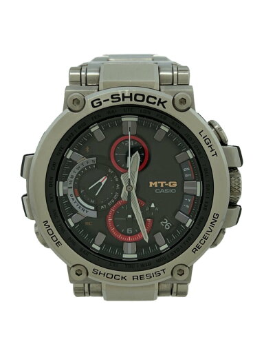 【中古】CASIO◆ソーラー腕時計・G-SHOCK/アナログ/ステンレス/BLK/SLV//【服飾雑貨他】 【中古】CASIO◆ソーラー腕時計・G-SHOCK/アナログ/ステンレス/BLK/SLV//【服飾雑貨他】