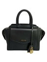 【中古】Samantha Thavasa◆シンプルスムースレザーハンドバッグ/ハンドバッグ/--/BLK/32220115092【バッグ】