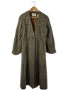 【中古】furfur◆チェスターコート/FREE/ポリエステル/マルチカラー/チェック/rwfc215009【レディースウェア】(4)