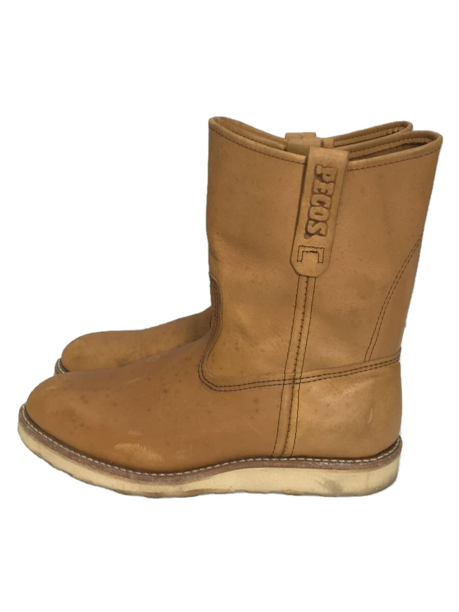 【中古】RED WING◆ペコスブーツ・ペコス/26.5cm/CML/レザー【シューズ】