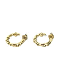 【中古】「」/ピアス/SV925/Roots Earrings/Gold/Fauvirame/ヴェルメイユ製【服飾雑貨他】