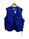 【中古】WANNA/REVERSE VIEW Neoprene Vest/サイドレースアップベスト/L/ブルー【メンズウェア】