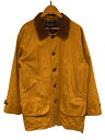 【中古】LANDS END◆90s/カバーオール/M/コットン/YLW/無地【メンズウェア】