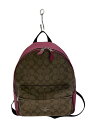 【中古】COACH◆リュック/PVC/PNK/F32200//【バッグ】