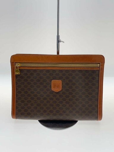 【中古】CELINE◆セカンドバッグ/PVC/BRW/総柄/M95【バッグ】 【中古】CELINE◆セカンドバッグ/PVC/BRW/総柄/M95【バッグ】