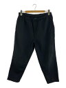 【中古】UNIVERSAL PRODUCTS◆Summer Wool Easy Slacks/2/ウール/ブラック/221-60504【メンズウェア】