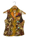 【中古】HERMES◆ジレベスト/36/シルク/ORN/総柄【レディースウェア】(4)