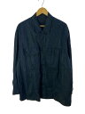 【中古】LAD MUSICIAN◆長袖シャツ/46/コットン/インディゴ/2318-101/襟元色褪せ有【メンズウェア】(4)