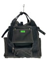 【中古】PORTER◆リュック/ナイロン/BLK/無地【バッグ】
