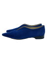 【中古】TOD’S◆トッズ/フラットパンプス/36.5/ブルー【シューズ】