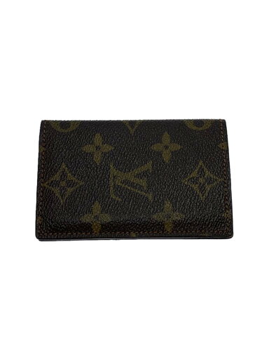 【中古】LOUIS VUITTON◆カードケース/レザー/ブラウン/総柄/モノグラム【服飾雑貨他】 【中古】LOUIS VUITTON◆カードケース/レザー/ブラウン/総柄/モノグラム【服飾雑貨他】