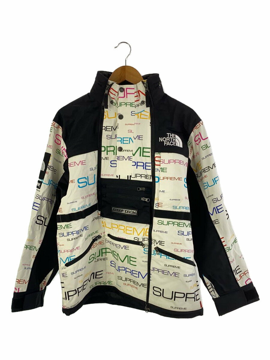 【中古】Supreme◆21AW/Steep Tech Apogee Jacket/マウンテンパーカ/M/WHT/総柄/NP5210【メンズウェア】