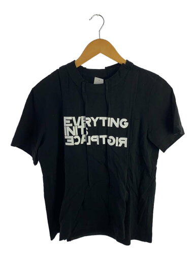 【中古】sacai◆Tシャツ/2/コットン/BLK/23-06976【レディースウェア】 【中古】sacai◆Tシャツ/2/コットン/BLK/23-06976【レディースウェア】