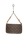 【中古】LOUIS VUITTON◆1)ポシェット・アクセソワール_モノグラム・キャンバス_BRW/PVC/BRW/総柄//【バッグ】(4)