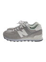 【中古】NEW BALANCE◆U574/グレー/28cm/GRY【シューズ】(4)