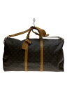 【中古】LOUIS VUITTON◆キーポル60_モノグラム・キャンバス_BRW/PVC/BRW/総柄【バッグ】
