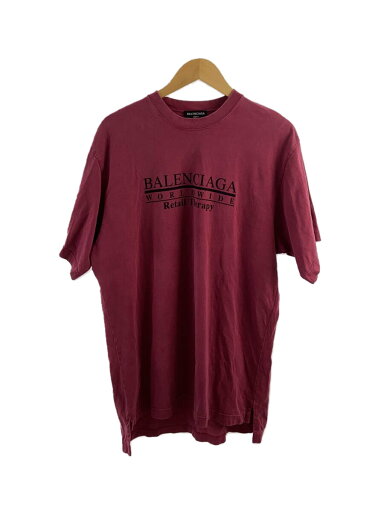 【中古】BALENCIAGA◆21AW/ターニングロゴオーバーサイズTシャツ/2/コットン/BRD/675016//【メンズウェア】 【中古】BALENCIAGA◆21AW/ターニングロゴオーバーサイズTシャツ/2/コットン/BRD/675016//【メンズウェア】