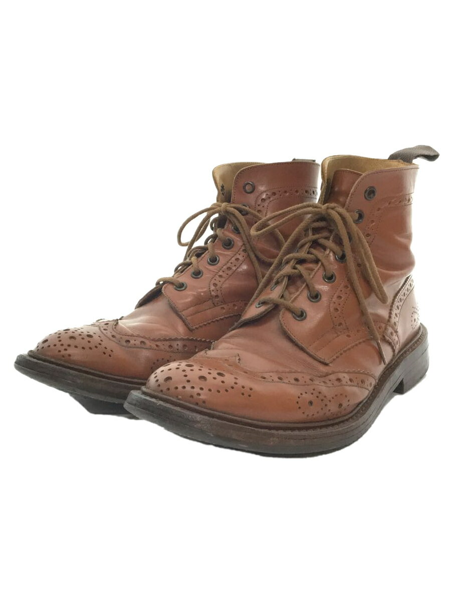 【中古】Tricker’s◆カントリーブーツ/UK8.5/CML/M6178【シューズ】