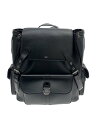 【中古】CELINE◆ラージバックパック/リュック/レザー/ブラック【バッグ】