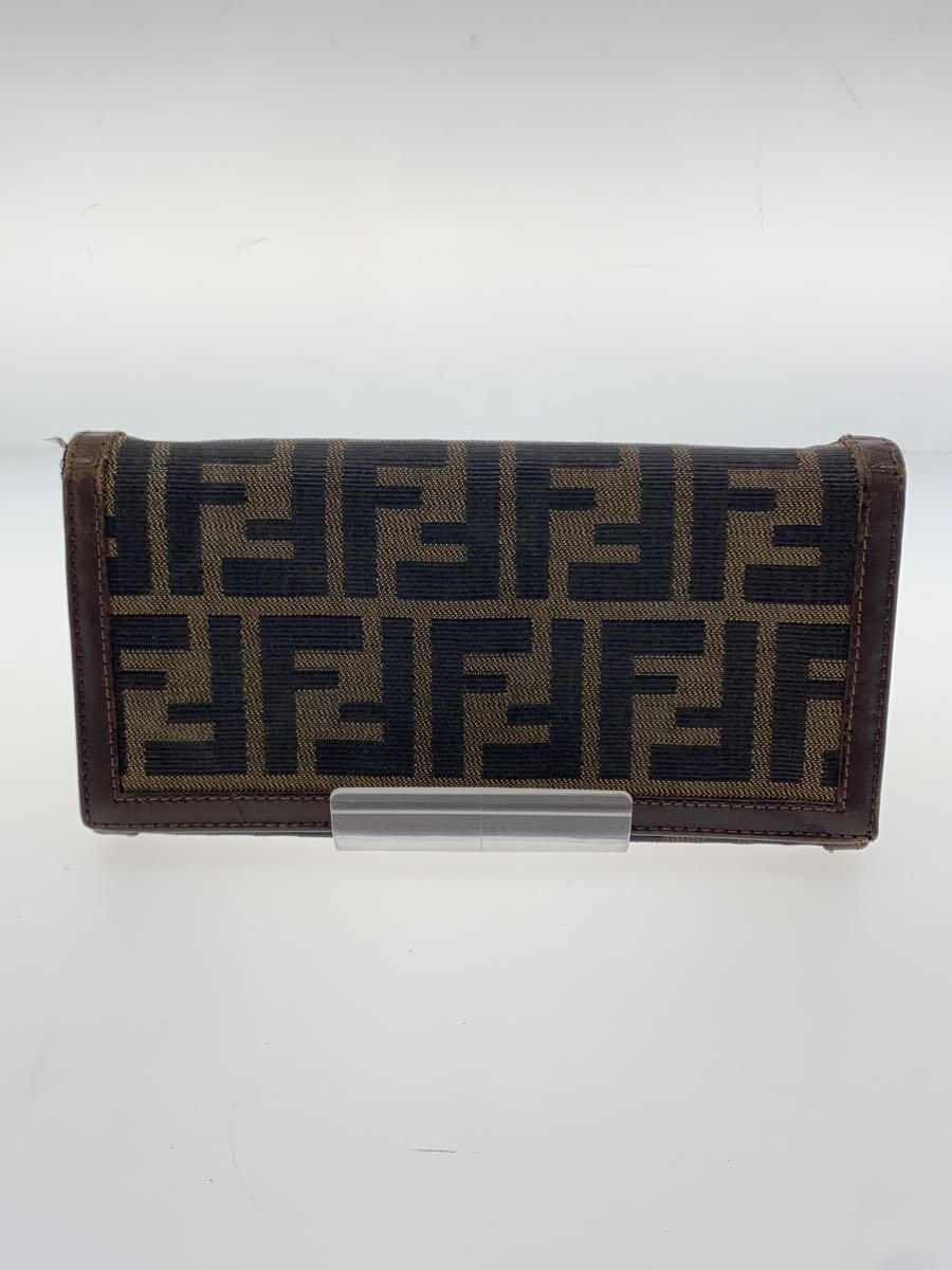 【中古】FENDI◆レザー使用感有/ズッカ柄/長財布/PVC/マルチカラー/総柄/メンズ/226630851099【服飾雑貨他】