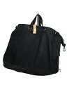 【中古】MILESTO◆トートバッグ/キャンバス/BLK【バッグ】
