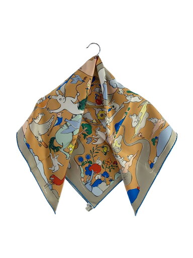 【中古】HERMES◆スカーフ/シルク/マルチカラー/総柄/レディース【服飾雑貨他】 【中古】HERMES◆スカーフ/シルク/マルチカラー/総柄/レディース【服飾雑貨他】