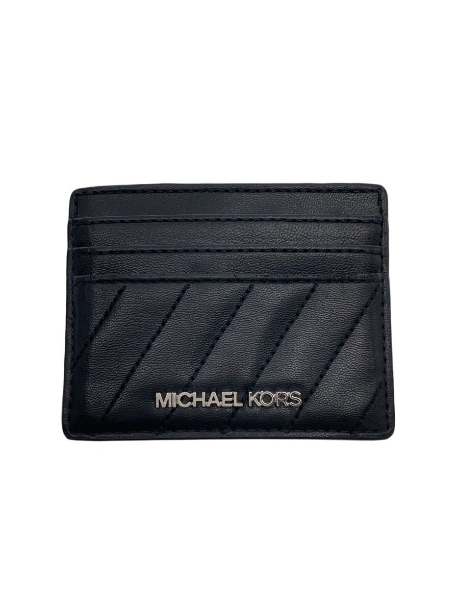 【中古】MICHAEL KORS◆カードケース/--/BLK/レディース/35F0STVD3U【服飾雑貨他】