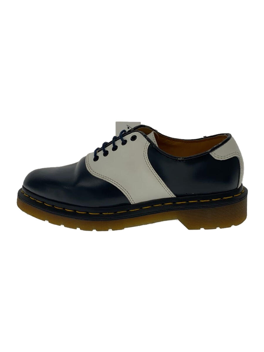 【中古】Dr.Martens◆RAFI/SMOOTHレザーサドルシューズ/US7/NVY/レザー/履き口劣化有【シューズ】