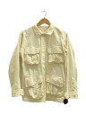 【中古】California Sportswear/ジャケット/S/コットン/クリーム【メンズウェア】