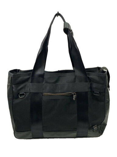 【中古】PORTER◆トートバッグ/ナイロン/BLK/無地//【バッグ】 【中古】PORTER◆トートバッグ/ナイロン/BLK/無地//【バッグ】