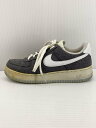 【中古】NIKE◆ローカットスニーカー/24cm/GRY/CN0866-002/AIRFORCE1 07 RECYCLED CANVAS【シューズ】