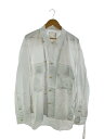 【中古】sacai◆Cotton Poplin L/S Shirt/4/コットン/WHT/無地/23-030//【メンズウェア】(4)