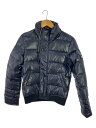 【中古】DIESEL◆ダウンジャケット/S/ナイロン/BLK/無地【メンズウェア】
