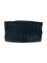 【中古】BOTTEGA VENETA◆ウエストバッグ/レザー/BLK/無地/B08642334D【バッグ】(4)