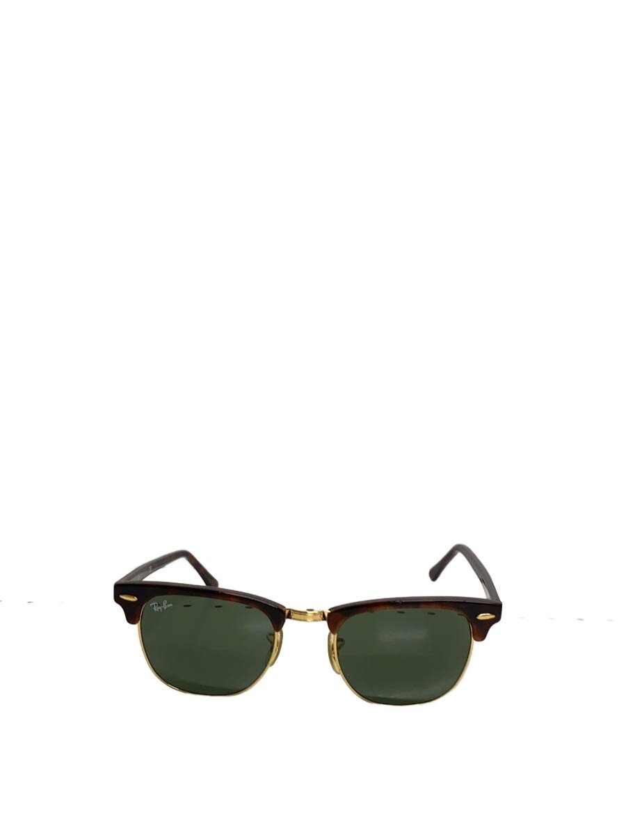 【中古】Ray-Ban◆サングラス/ブロウ/プラスチック/BRW/BLK/メンズ/RB3016【服飾雑貨他】
