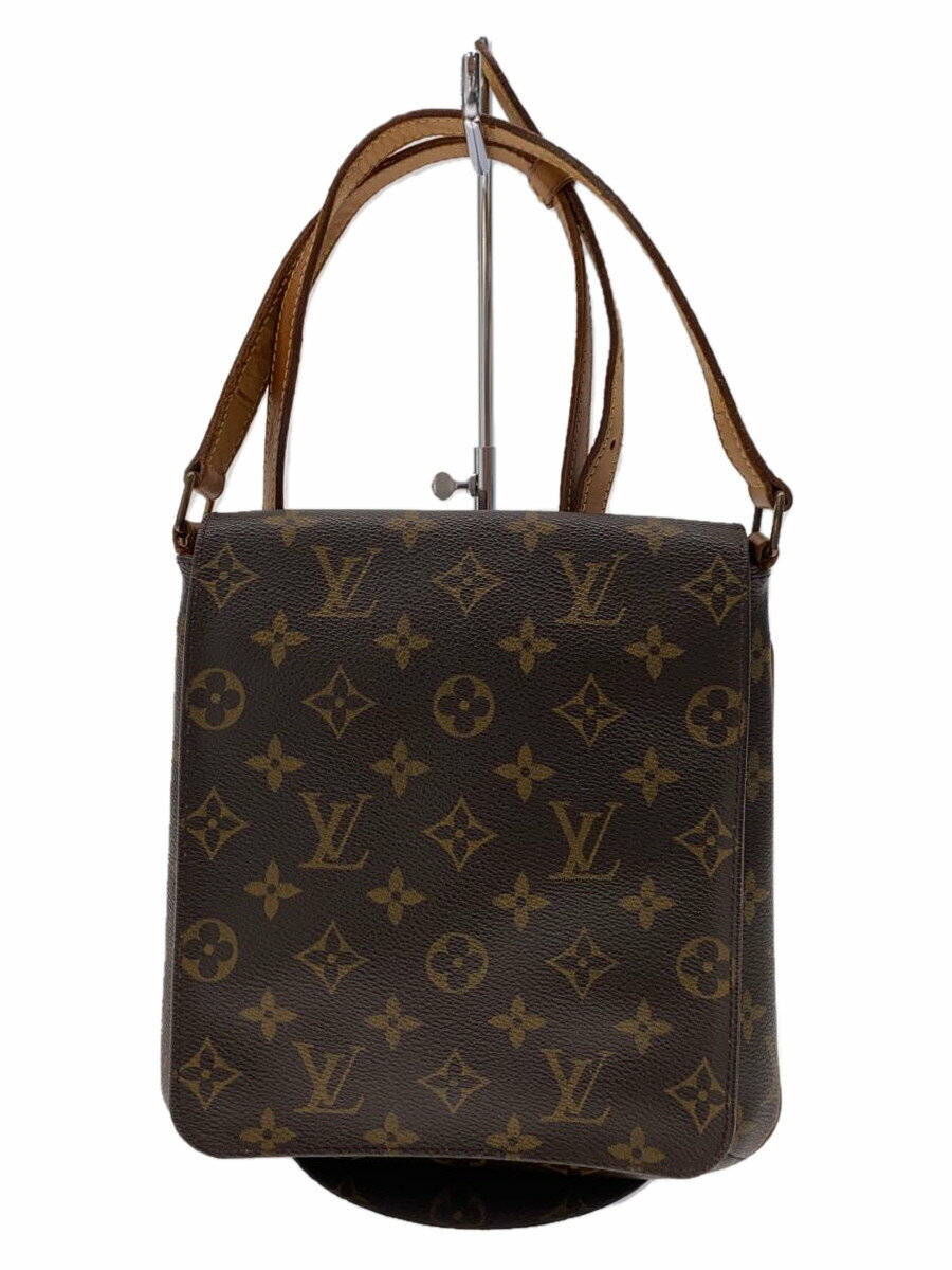 楽天2nd STREET 楽天市場店【中古】LOUIS VUITTON◆ミュゼット・サルサ_モノグラム・キャンバス_ショートショルダー_BRW/PVC/BRW/総柄【バッグ】