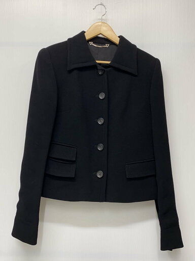 【中古】GUCCI◆90s~/OLD GUCCI/archive/ジャケット/40/ウール/BLK/207-0774-7915//【レディースウェア】 【中古】GUCCI◆90s~/OLD GUCCI/archive/ジャケット/40/ウール/BLK/207-0774-7915//【レディースウェア】