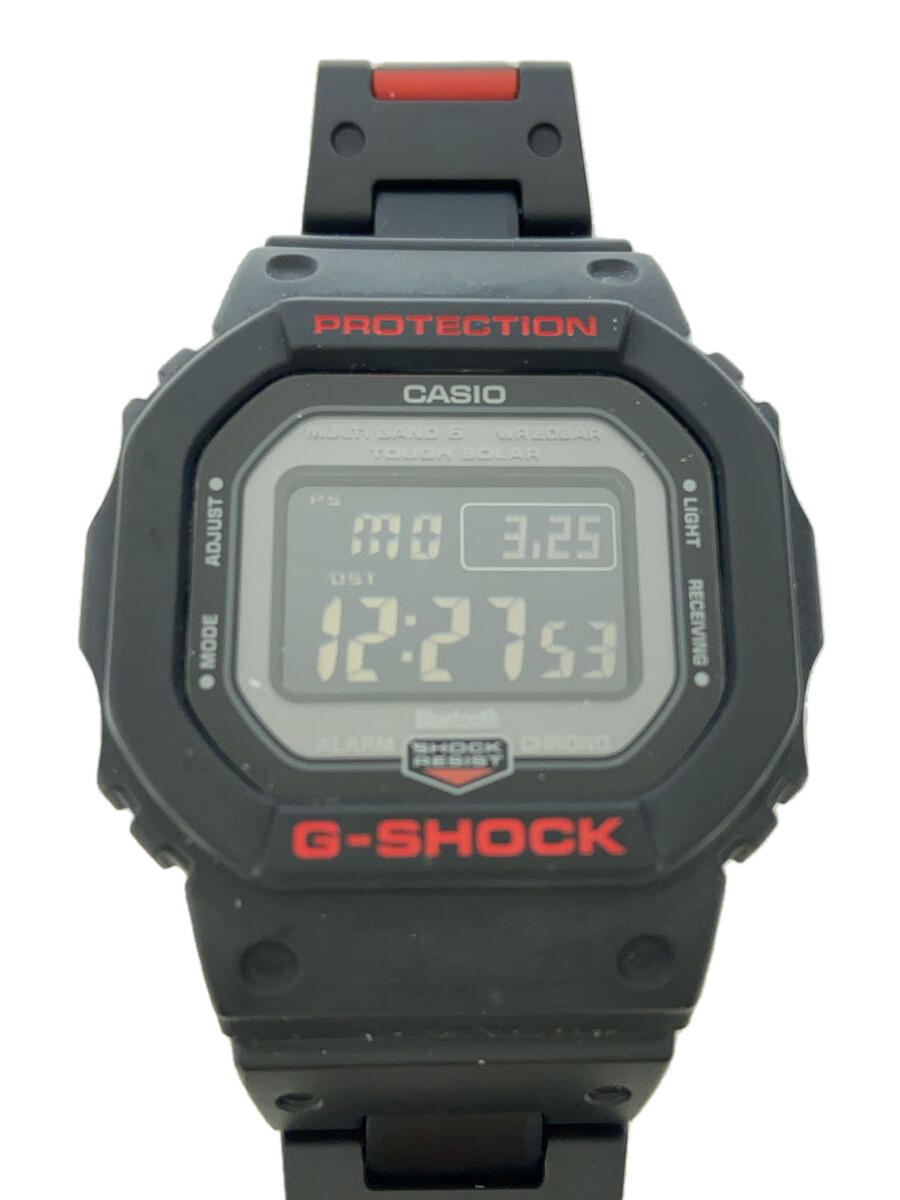 【中古】CASIO◆クォーツ腕時計/デジタル/ステンレス/BLK/BLK/GW-85600HR-1JF【服飾雑貨他】