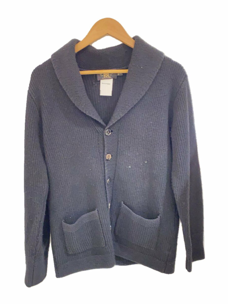【中古】RRL◆カシミヤ混カーディガン(厚手)/XS/ウール/BLK/KR-RD-KA-0170【メンズウェア】